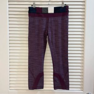 Lululemon Maroon Capri Leggings